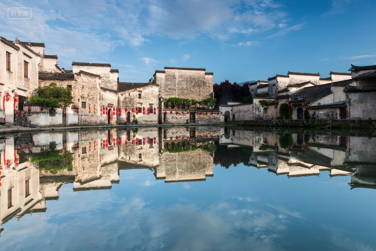 安徽黄山市黟县宏村风光