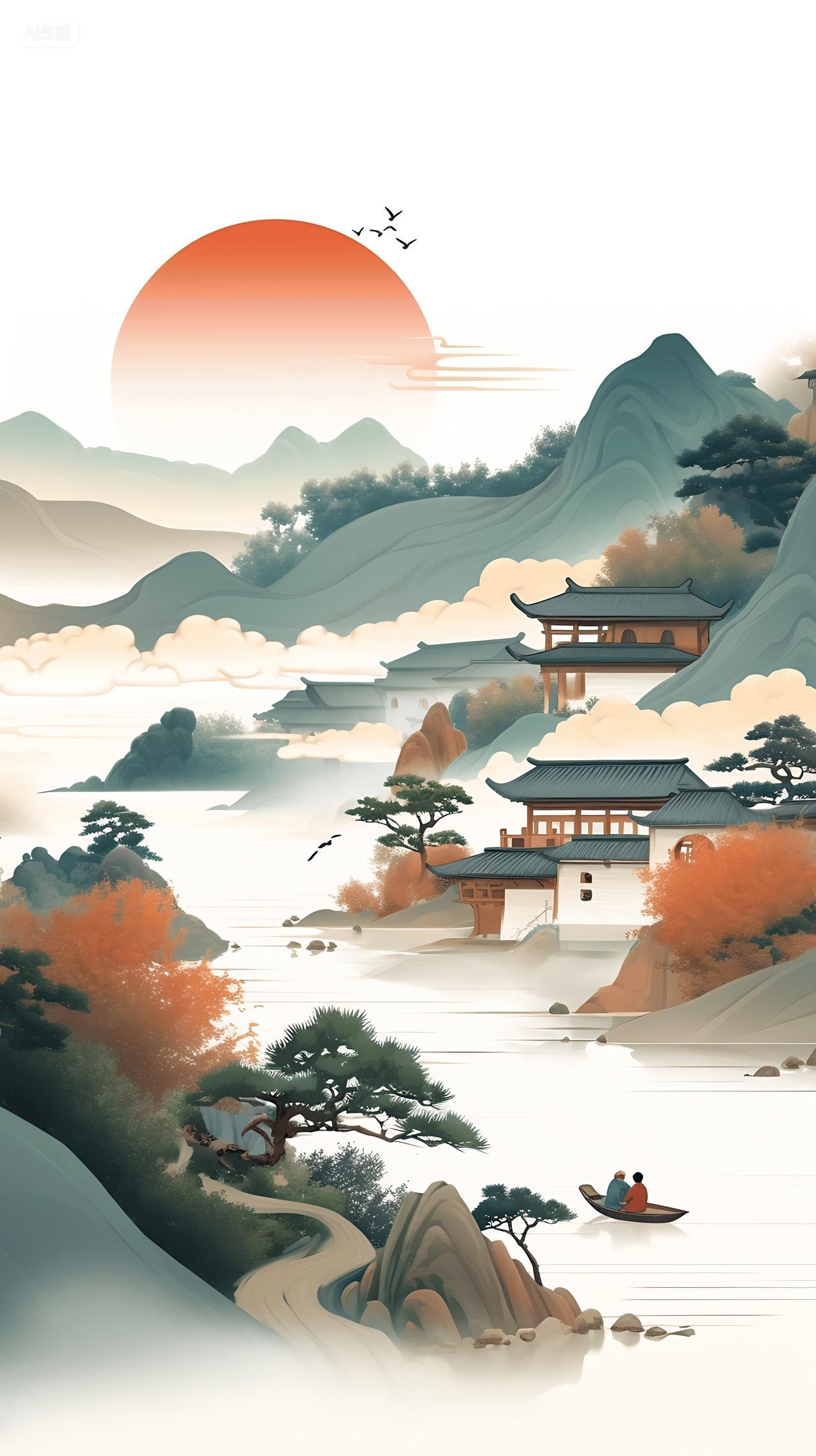 中国风重阳节海报设计节日海报