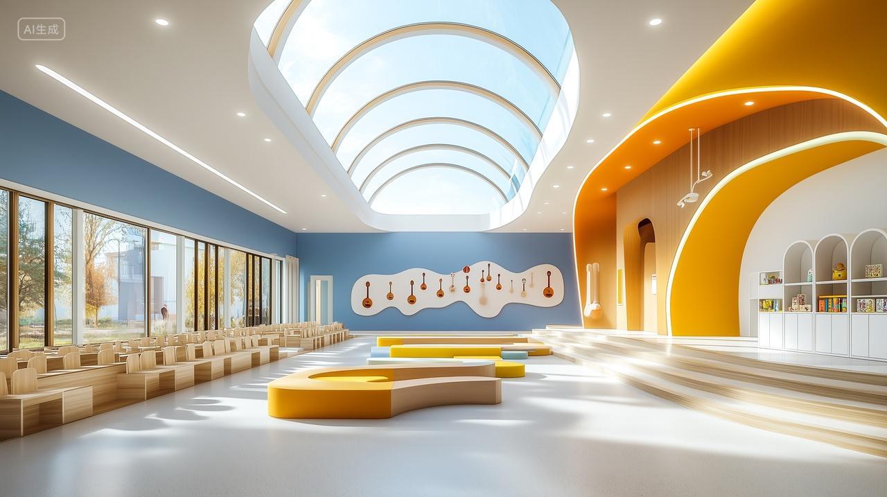现代明亮音乐教室