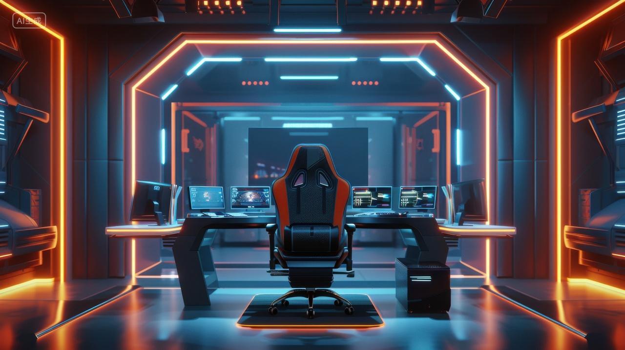 科技感十足的电竞房