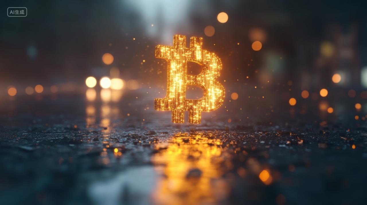 数字货币比特币符号