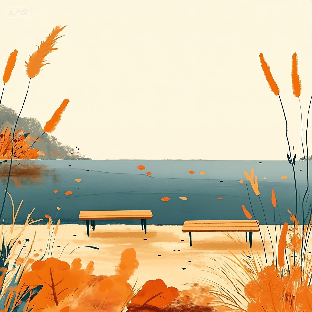 实拍风24节气白露节气白露秋分秋天风景图片