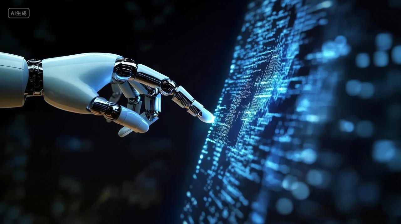机械臂工业制造电脑芯片高科技人工智能未来