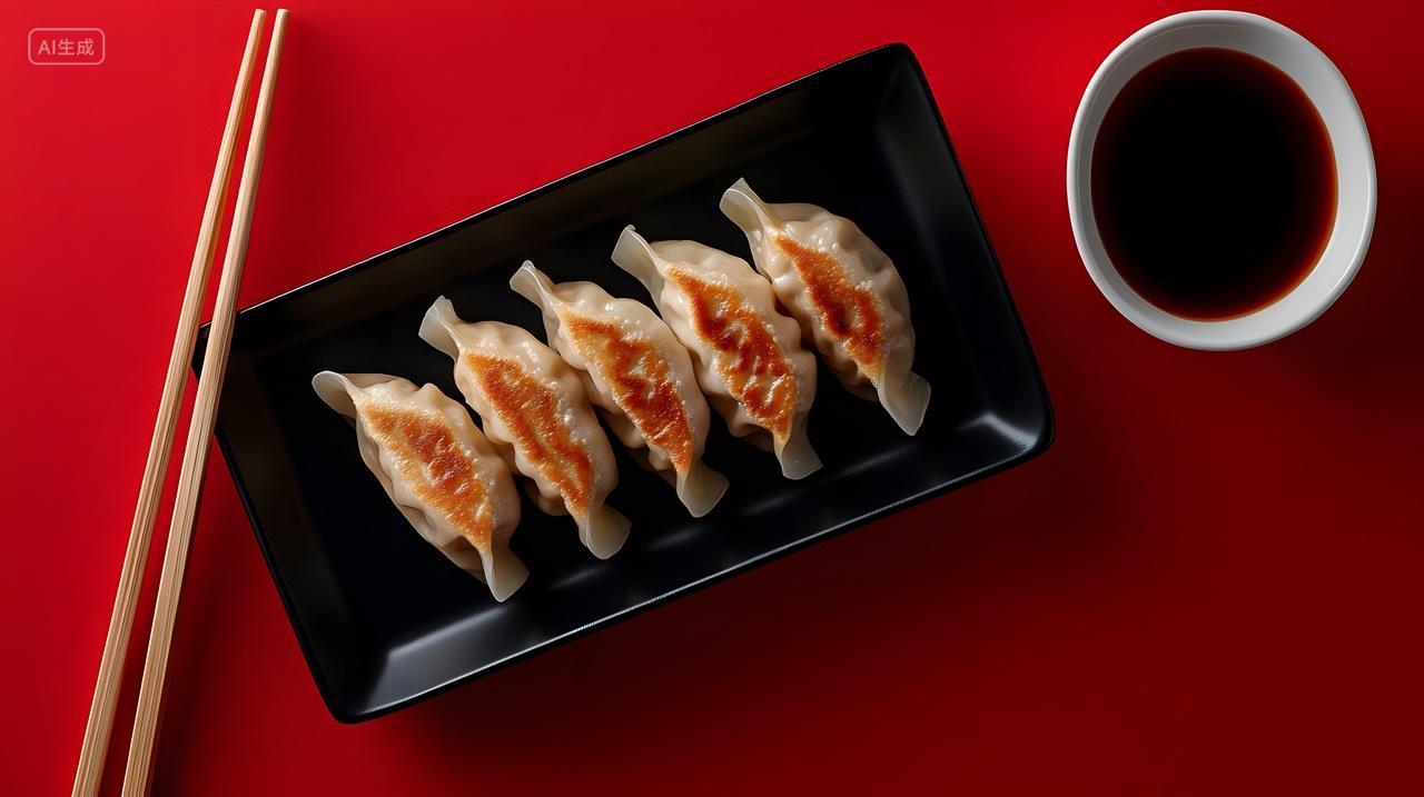 冬至节气饺子美食摄影