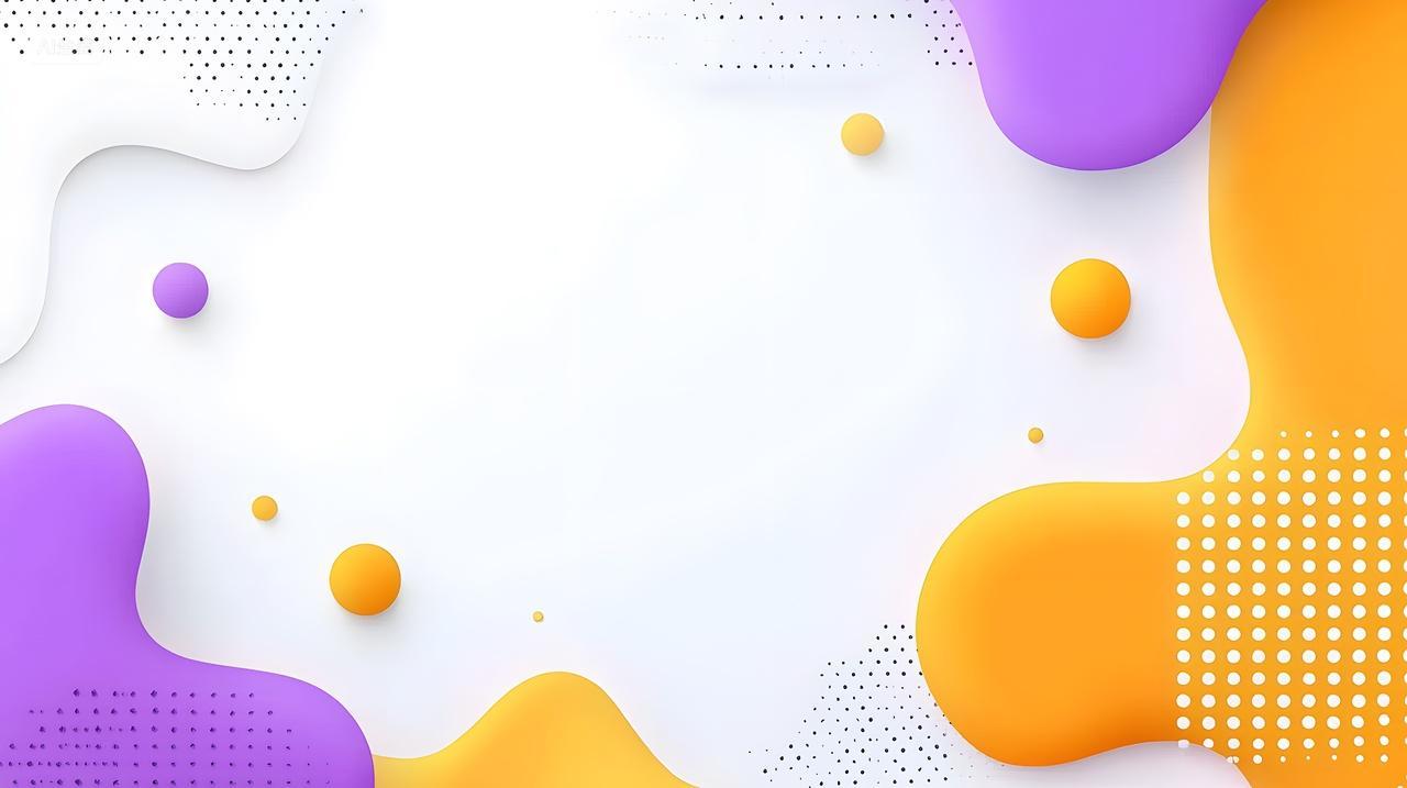 白色背景上充满活力抽象形状