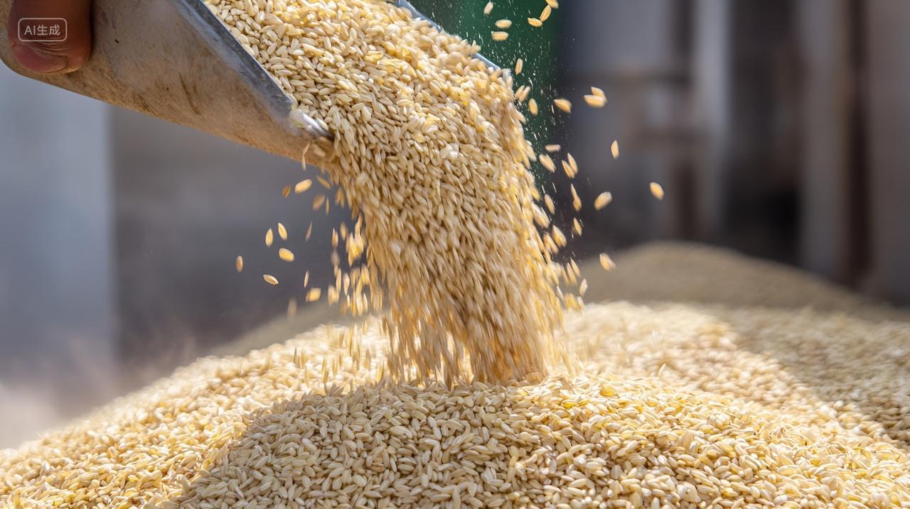 白芝麻丰收的喜悦农民丰收节