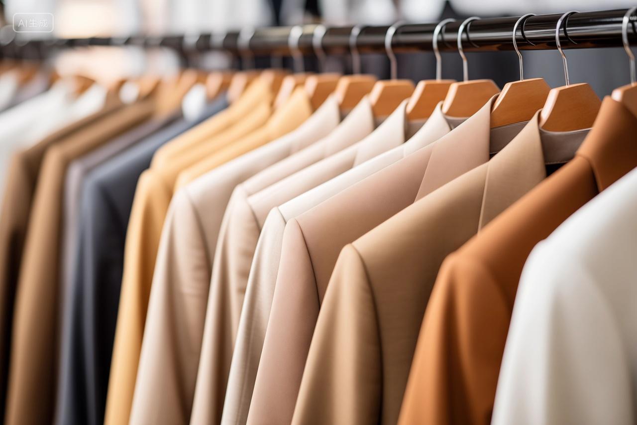 男士时尚衣柜展示商场现代样式男装西装