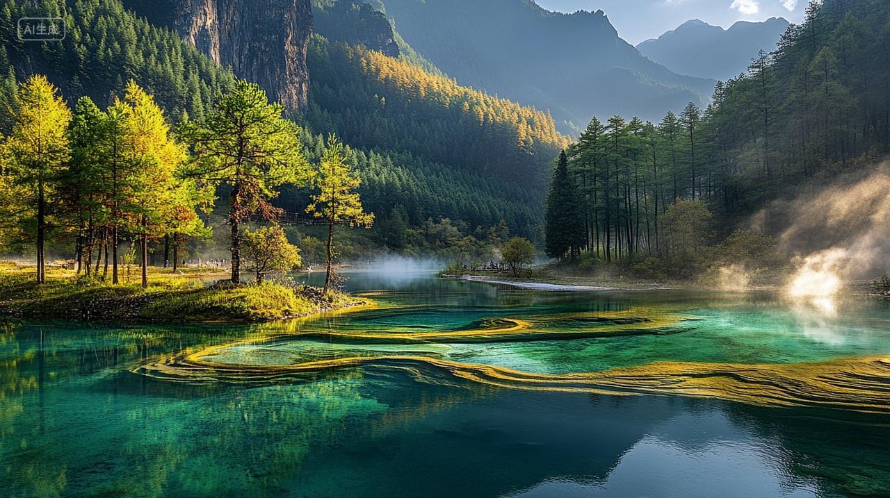 九寨沟风景旅游