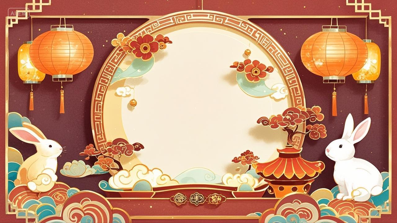 中秋节促销背景