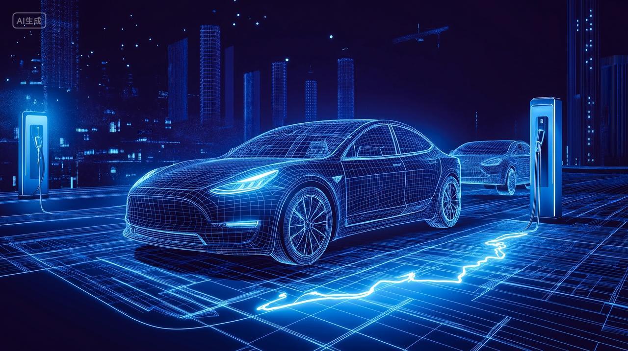 科技智慧新能源汽车用充电桩充电