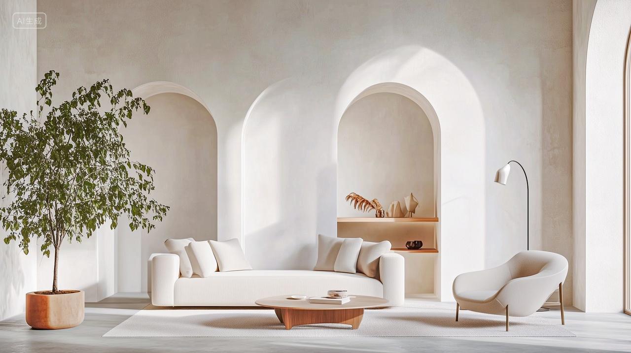 美容店室内装修设计前台接待休息