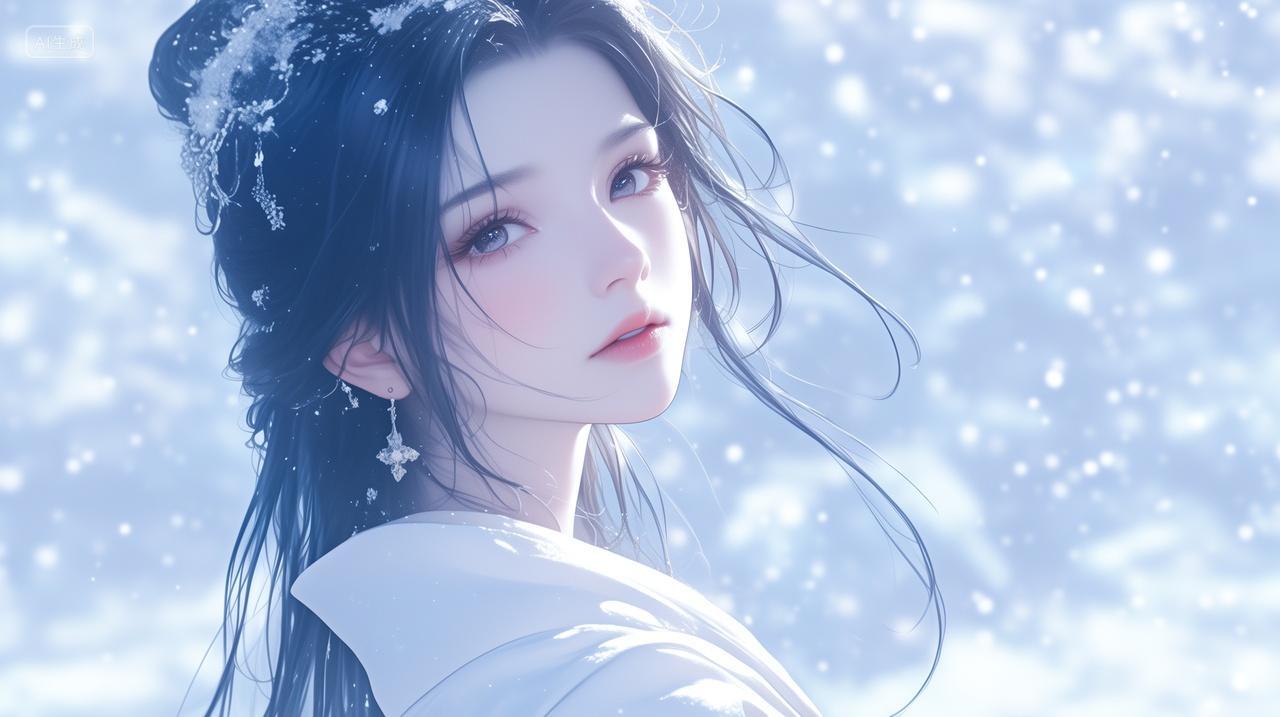 冬天古装美女写真集古代妆造设计