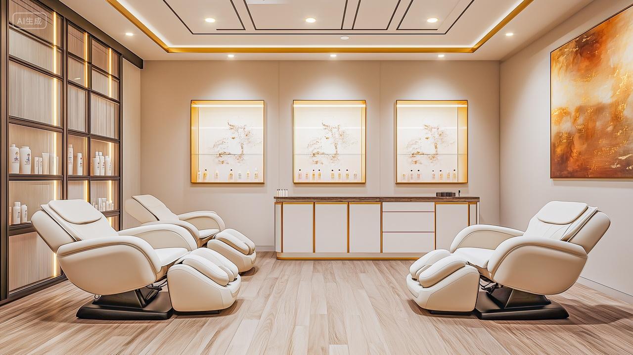 美容院前台接待大厅按摩仪