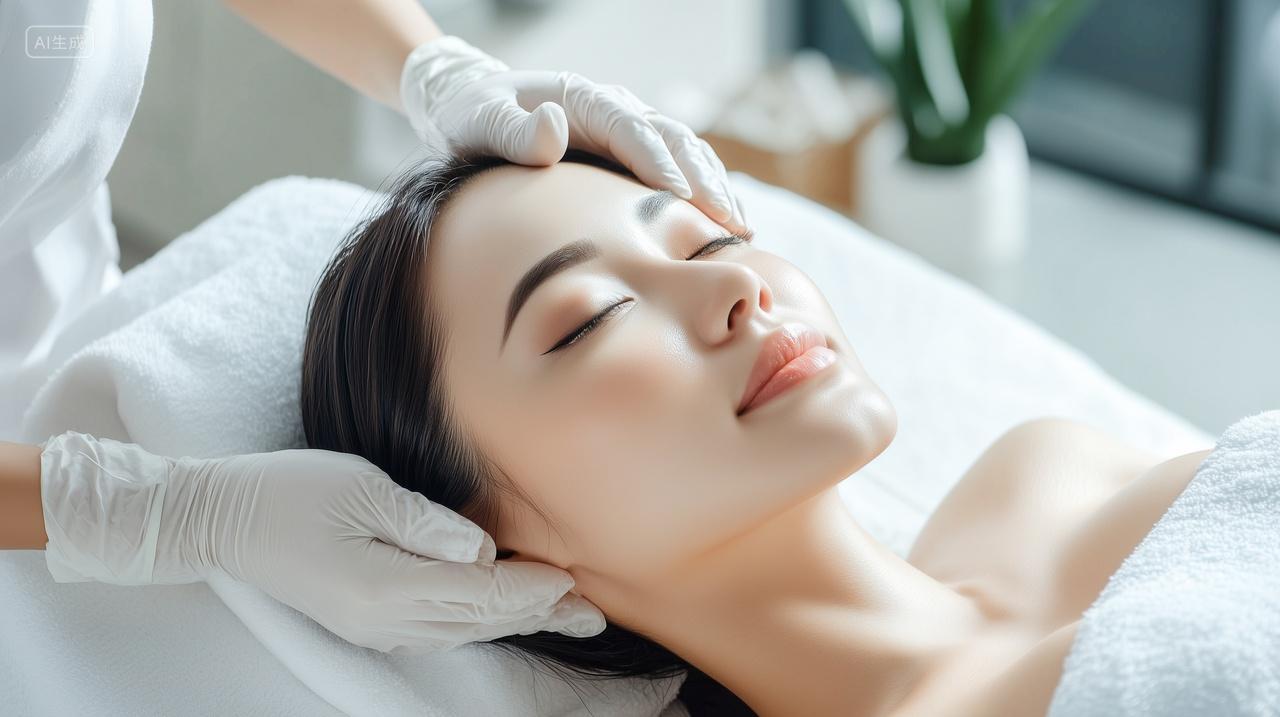 医美美容脸部护肤按摩脸部保养