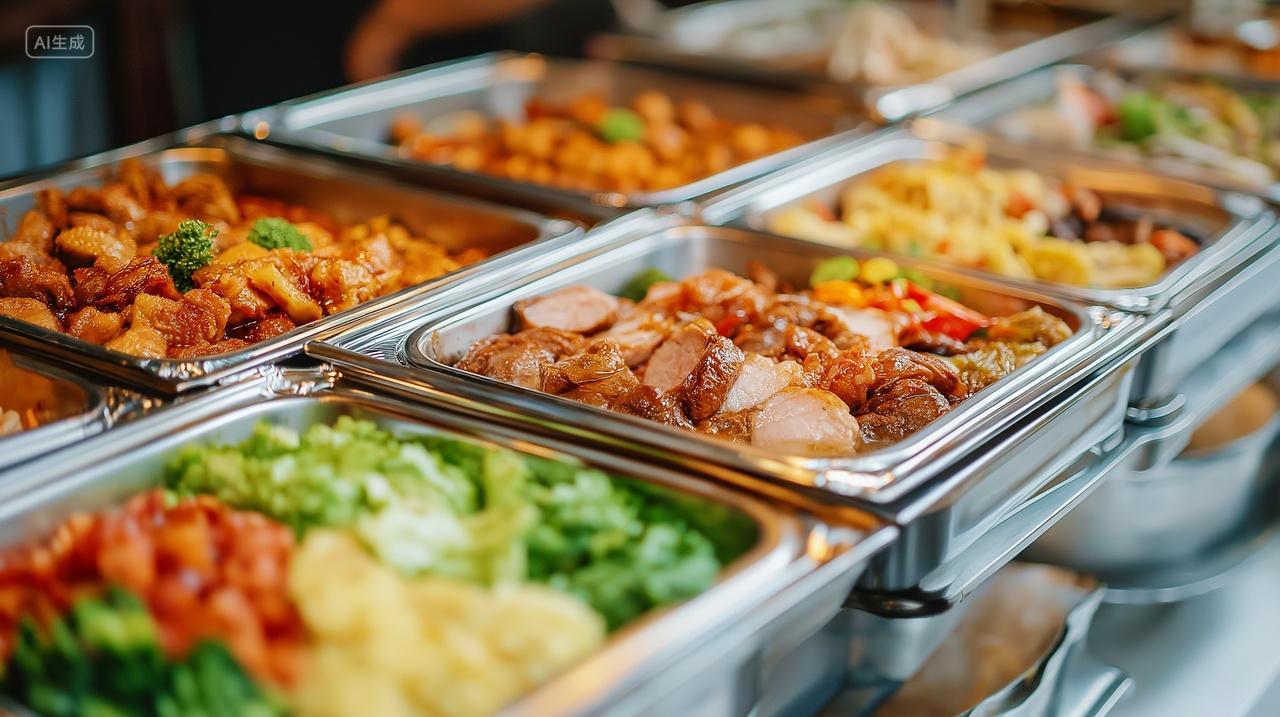 餐厅快餐店菜品展示特写