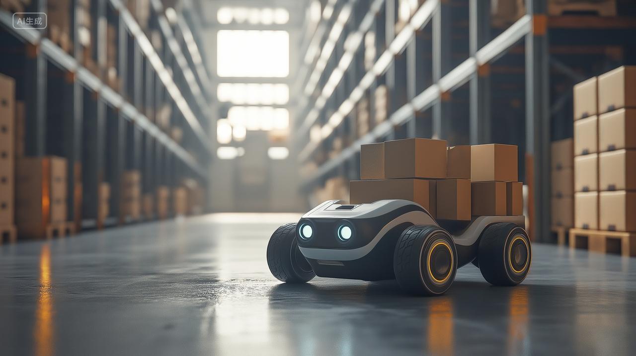 智能物流机器人分拣物流包裹