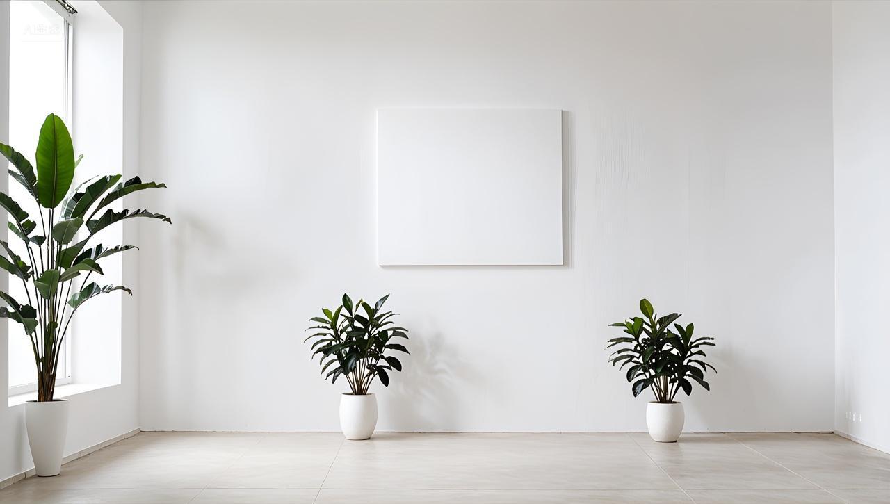 简约室内装修绿植房屋装修设计