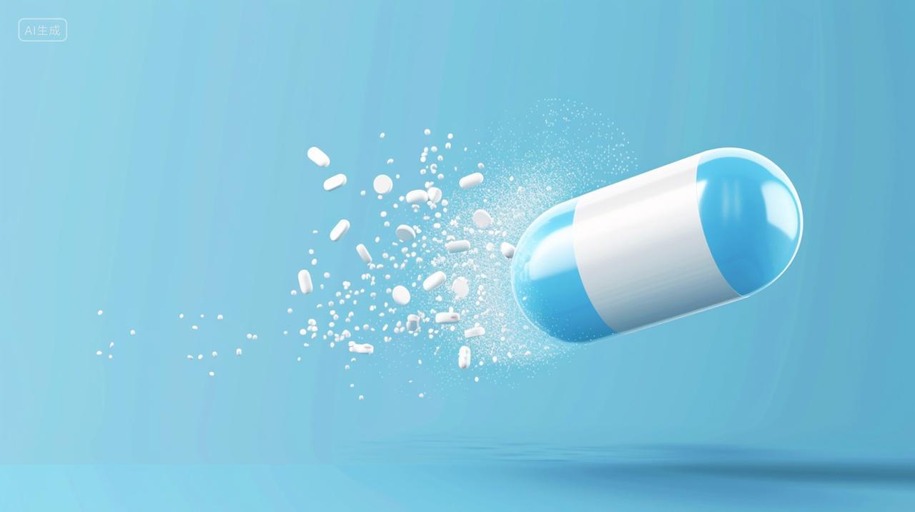 3D胶囊药丸医疗药品药剂医疗背景