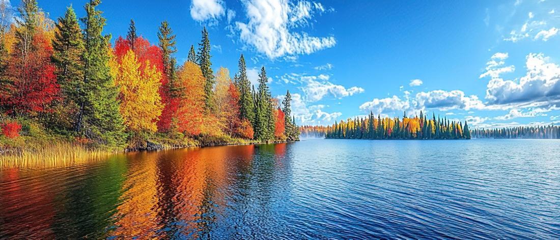 湖边有一片枫树林二十四节气