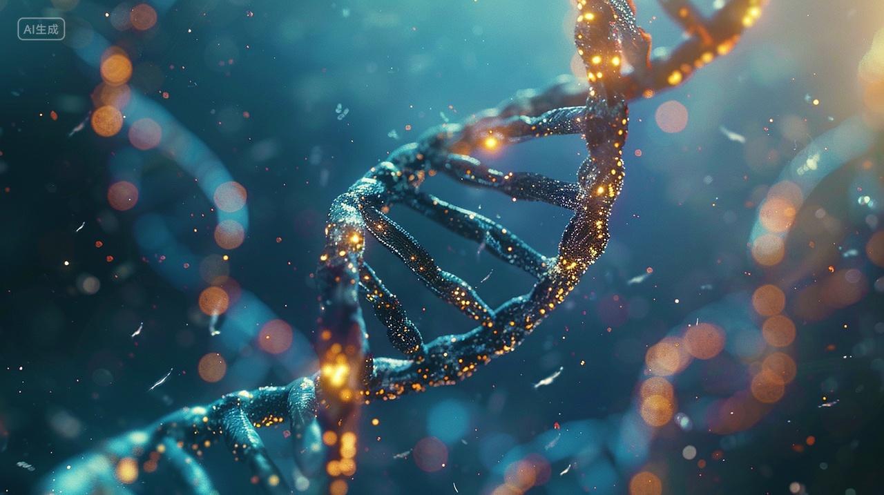 DNA细胞结构染色体医疗科技未来医疗背景