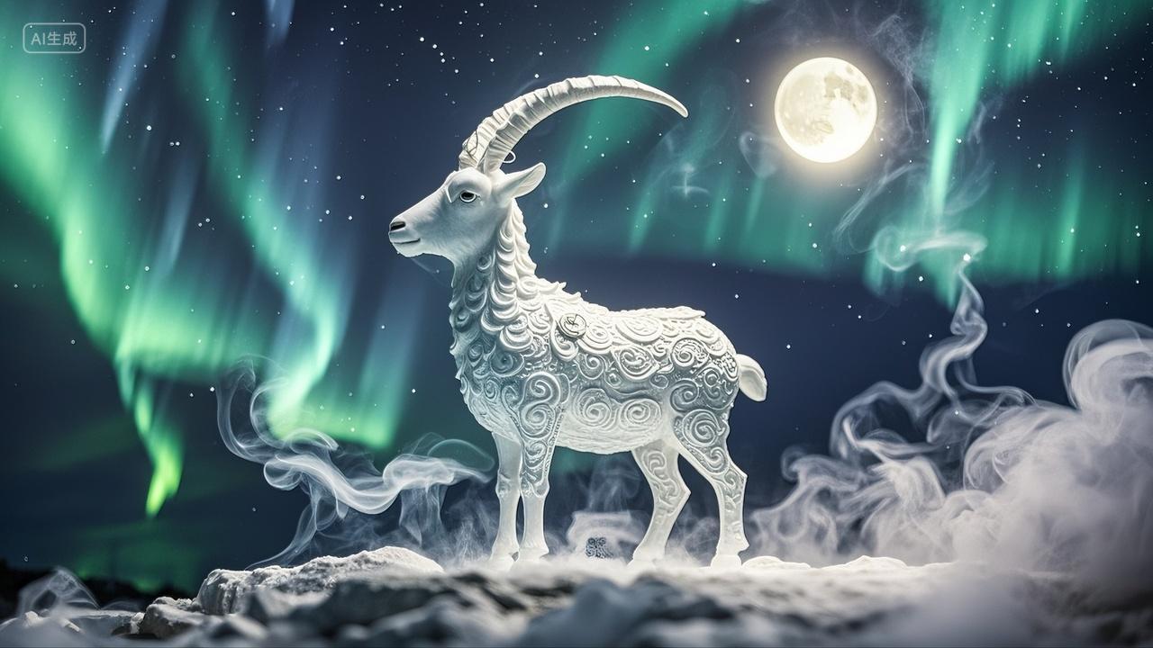 烟熏雕塑精致小羊十二生肖动物