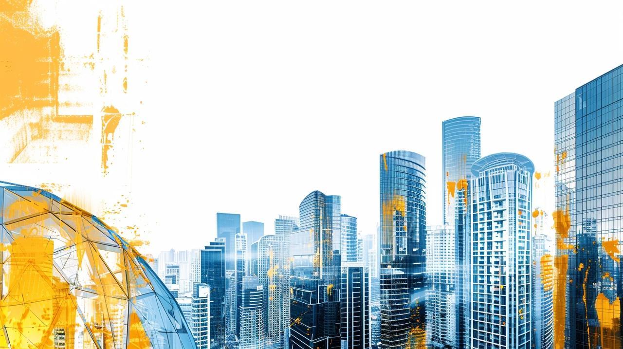 科技感城市背景