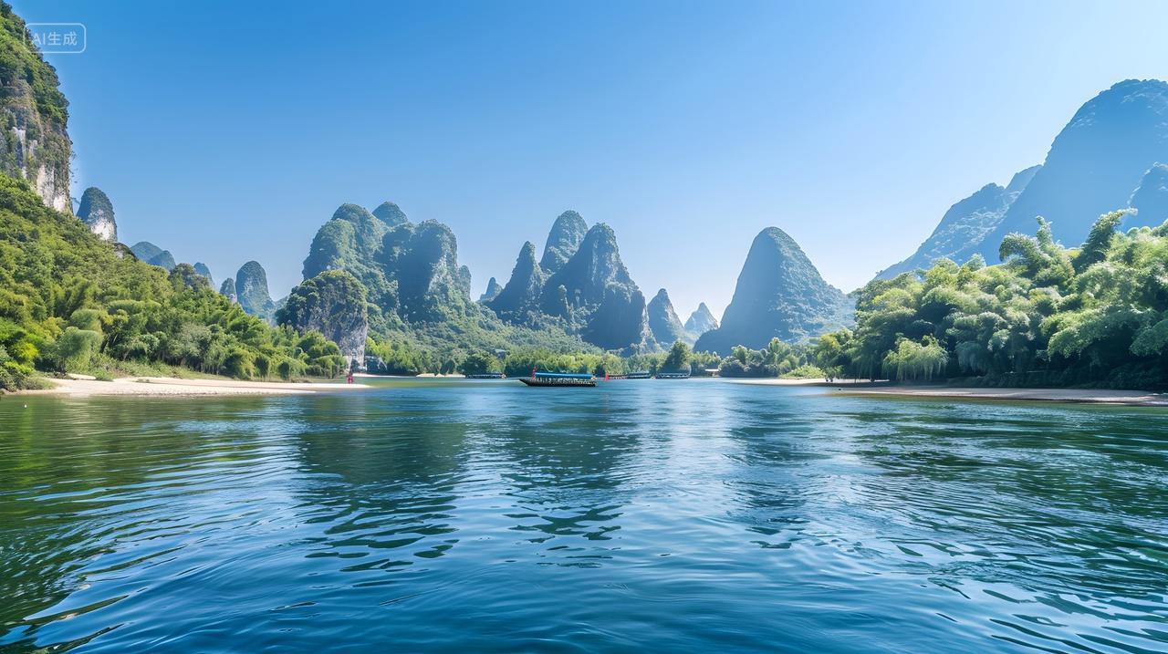 桂林山水风光夏季壁纸