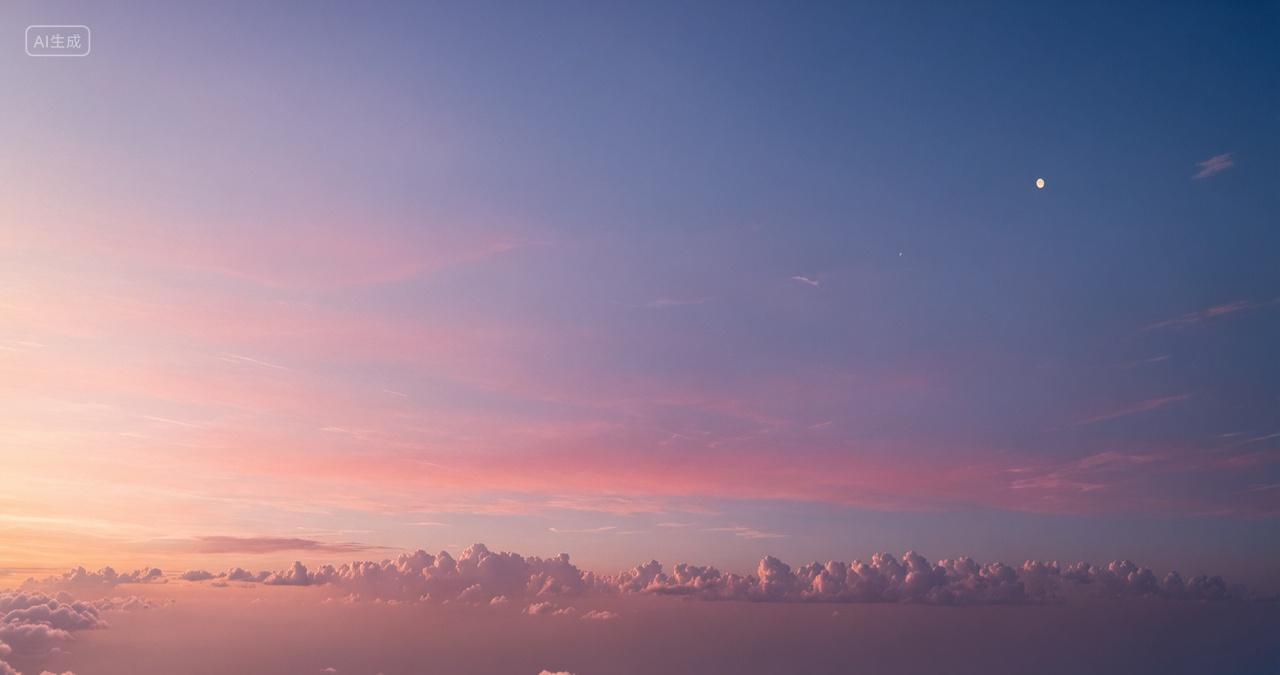 唯美夕阳晚霞彩色晚霞风景壁纸