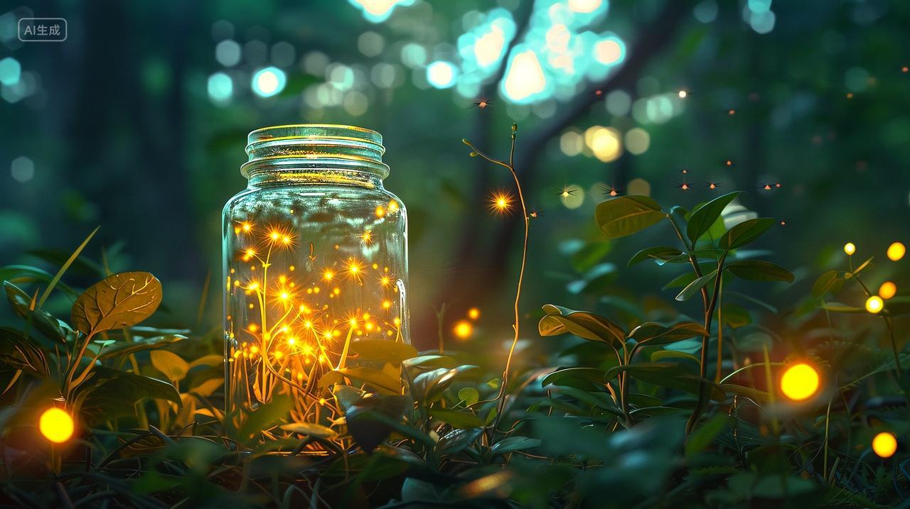 玻璃罐里的萤火虫