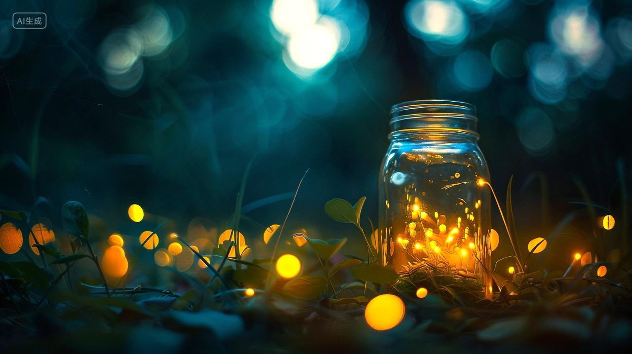 玻璃罐里的萤火虫