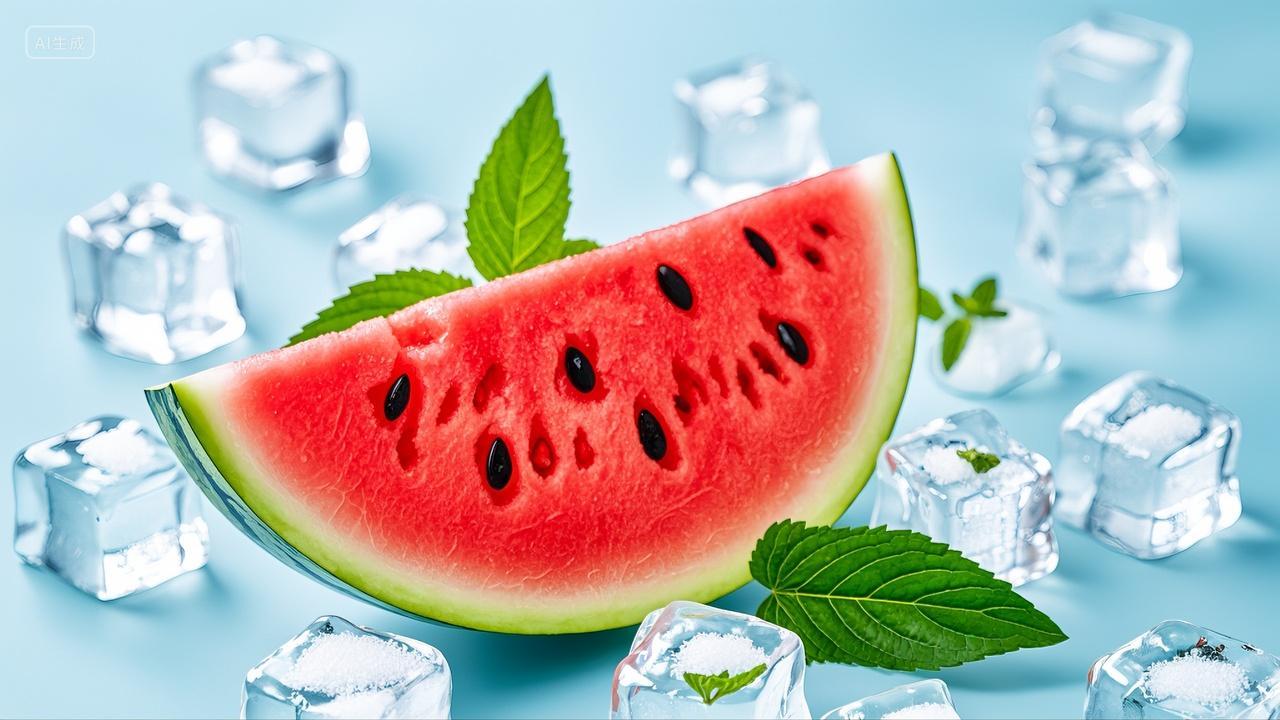 西瓜水果冰镇西瓜生鲜果蔬