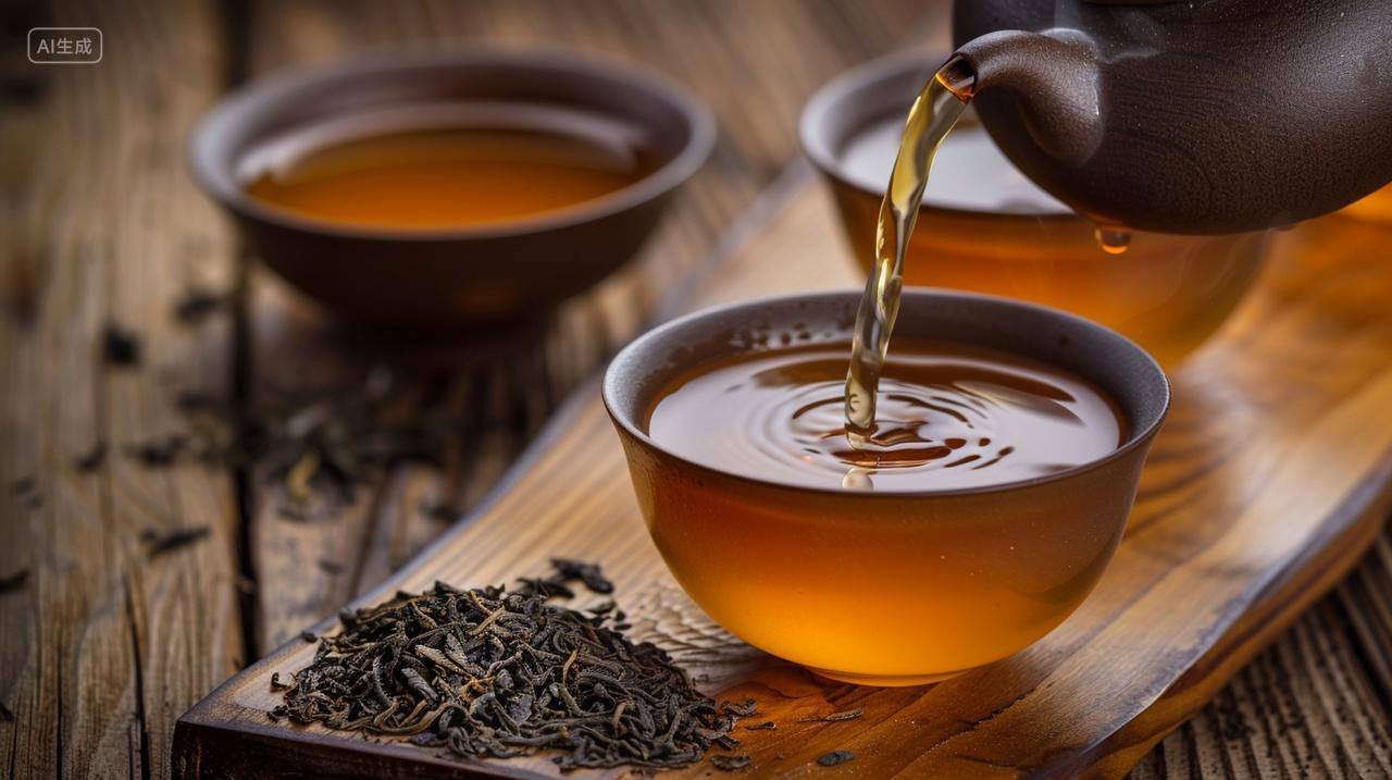 茶文化泡茶倒茶茶具茶杯饮料茶水茶道