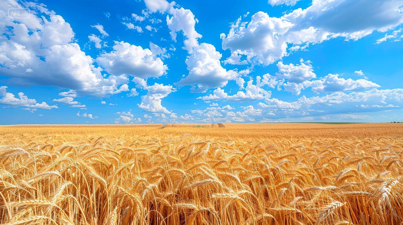 麦浪滚滚庆丰收