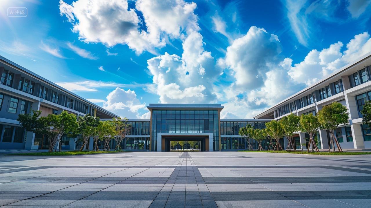 学校毕业季校园青春校园建筑教学楼