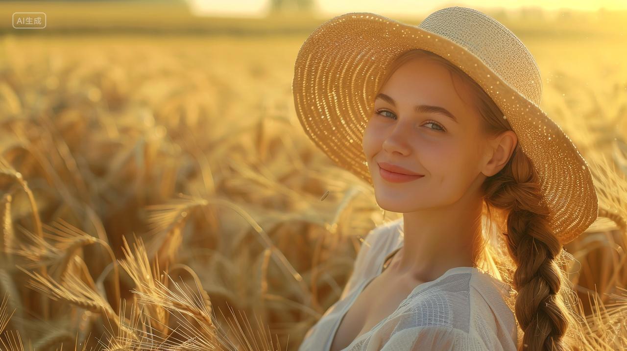 麦浪滚滚庆丰收