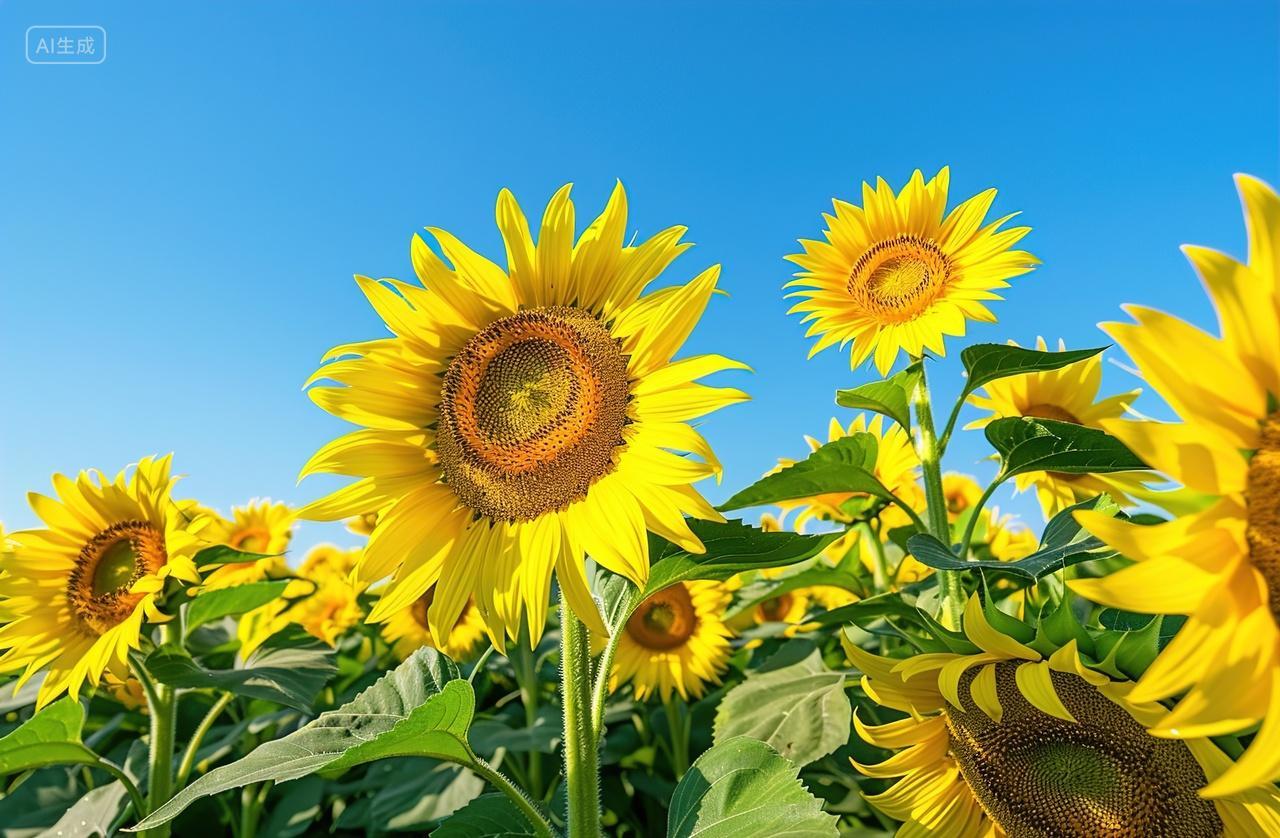 高级简约向日葵