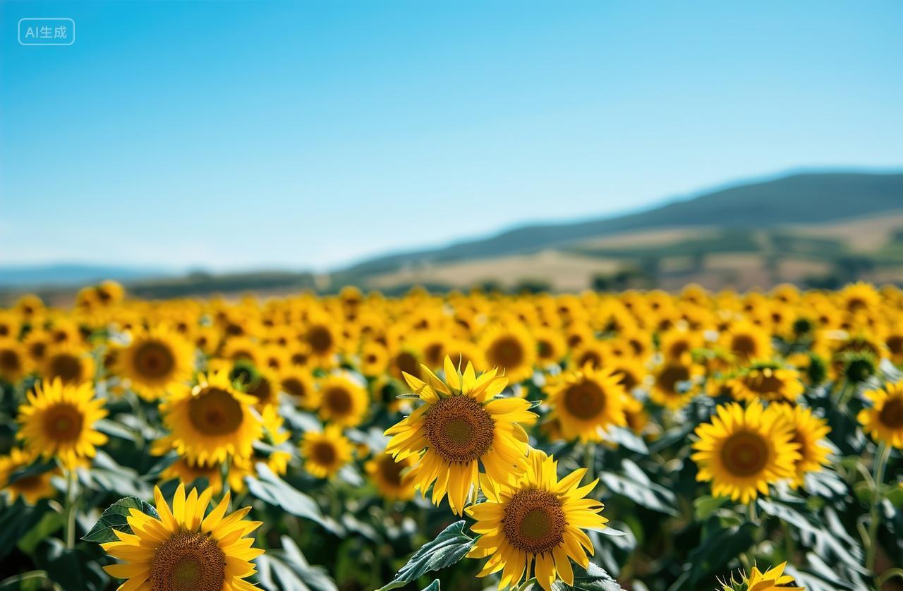 高级简约向日葵