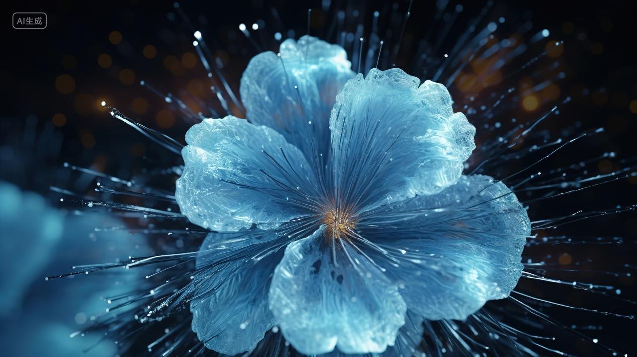 高级简约花朵背景