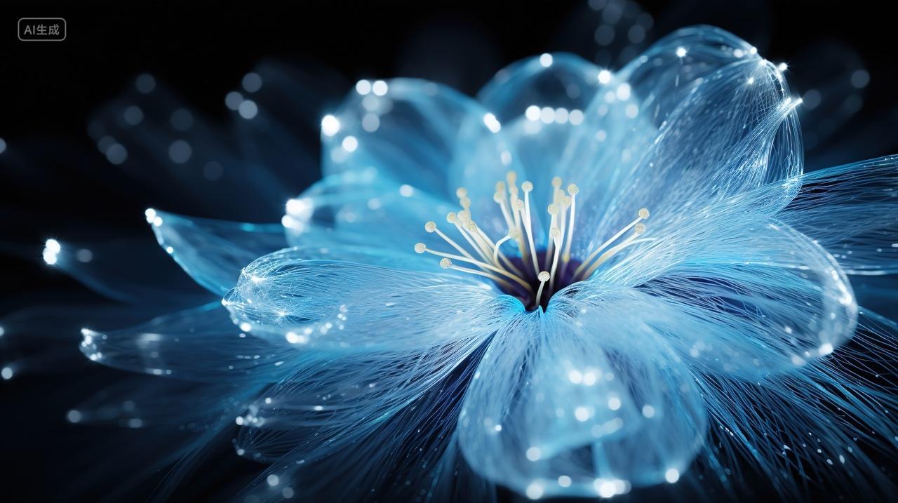 高级简约花朵背景