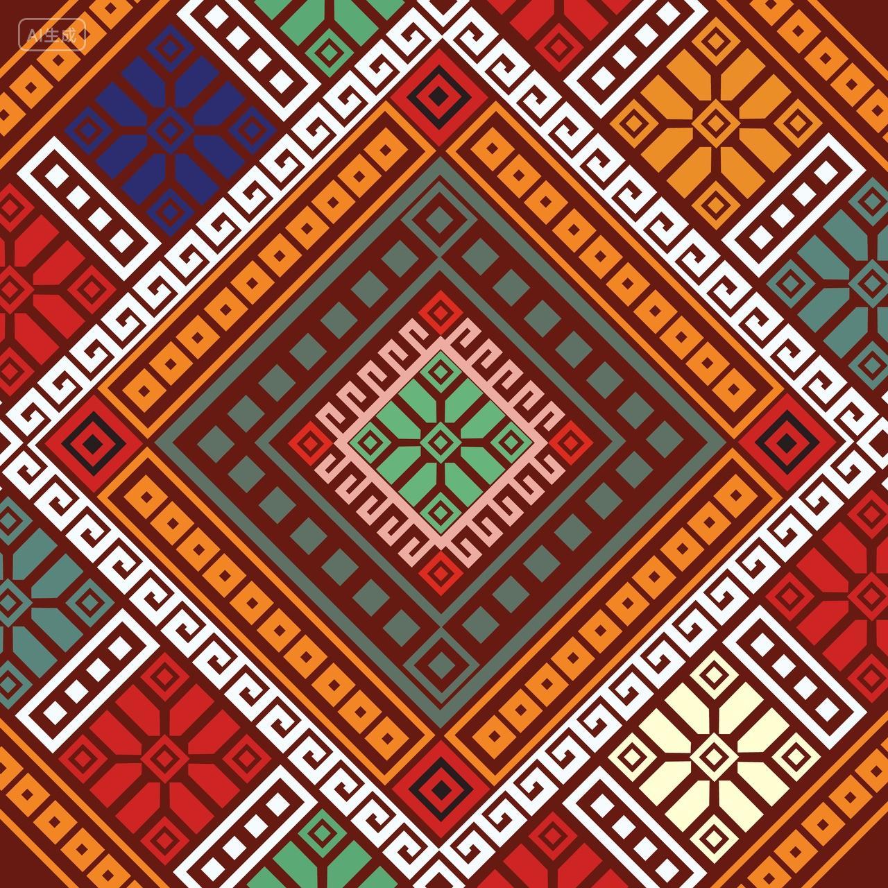 广西壮锦高清图