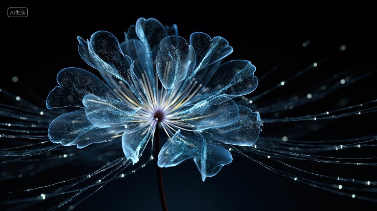 高级简约花朵背景