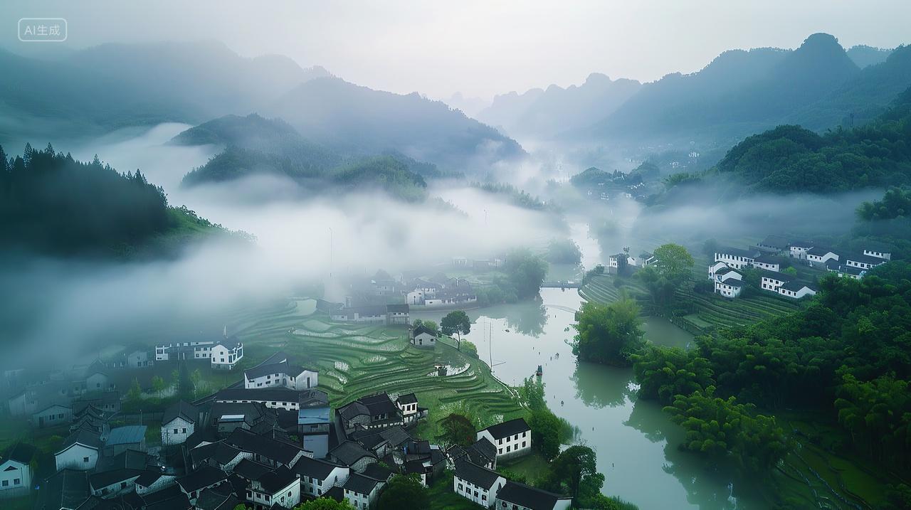 乡村风貌绿水青山乡村建设