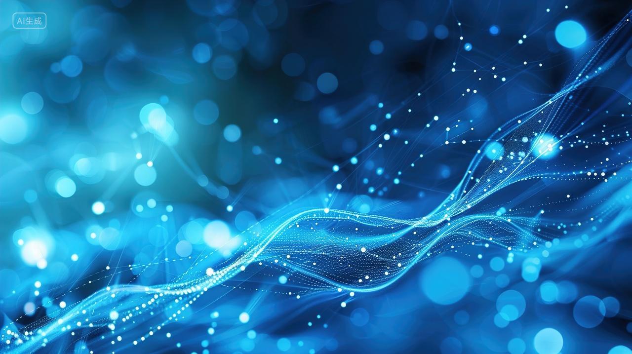 高级简约抽象光效背景