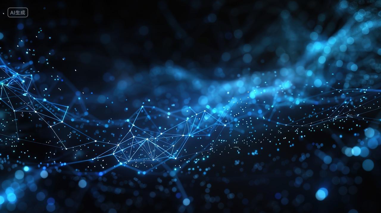 高级简约科技数据背景