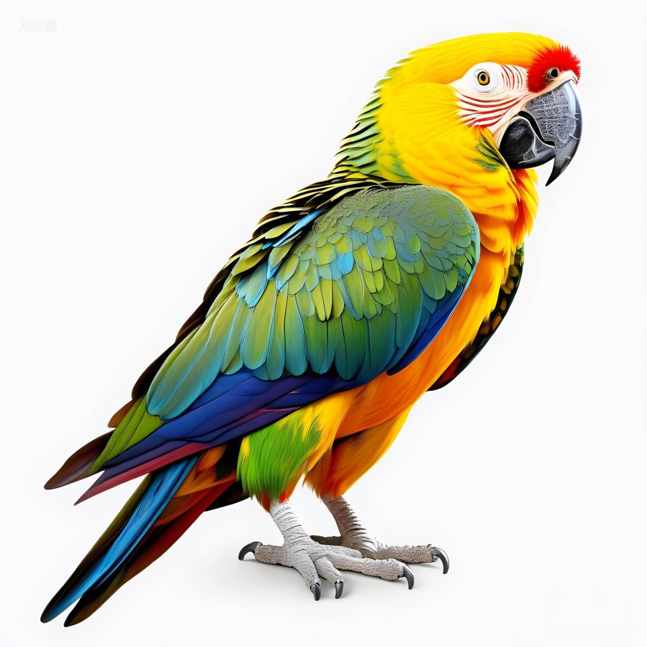 金刚虎皮鹦鹉高清照片图片