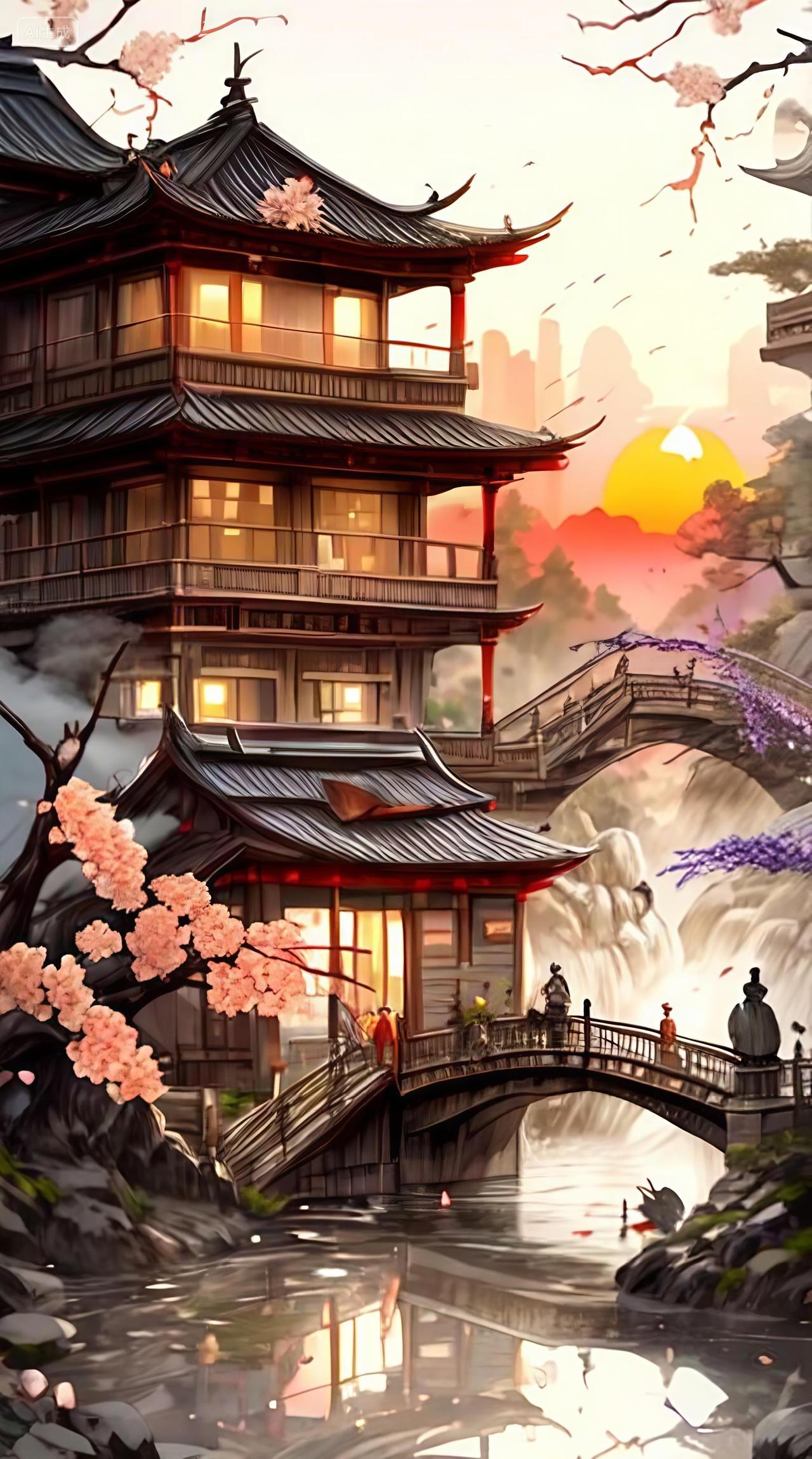 3D古风建筑楼阁4