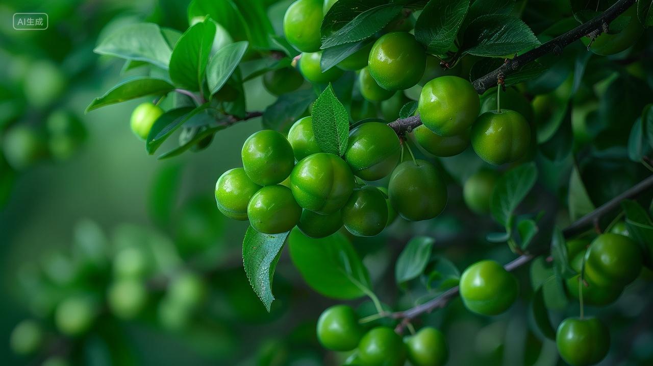 二十四节气芒种青梅水果梅子