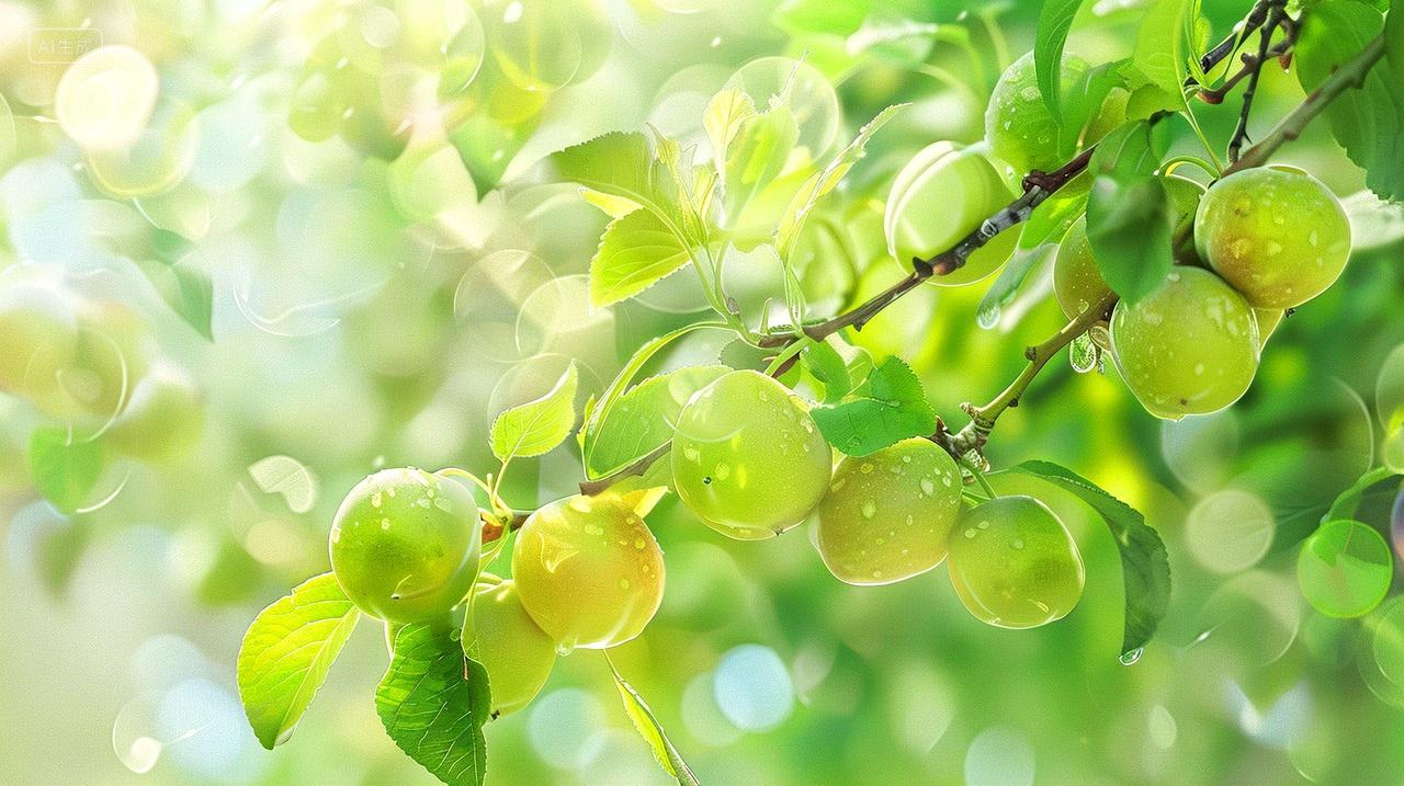 二十四节气芒种青梅水果梅子