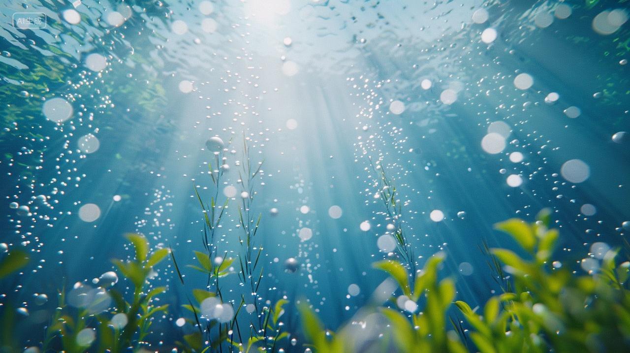 蓝色海草带来生命气息