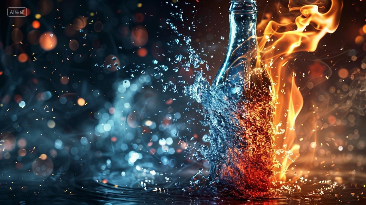 冰与火与水与饮料的结合